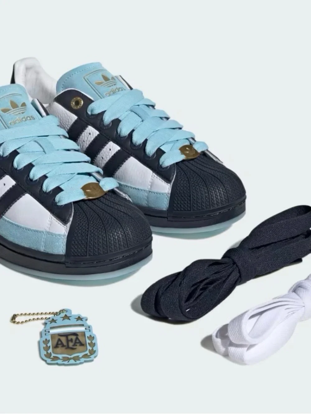 Rare! Adidas Argentina Superstar Sneaker Size 9 US Men KI8564